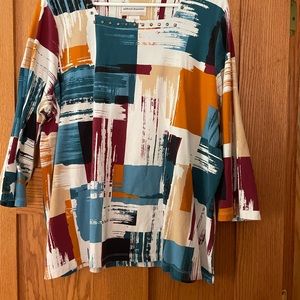 Alfred Dunner knit top 1X